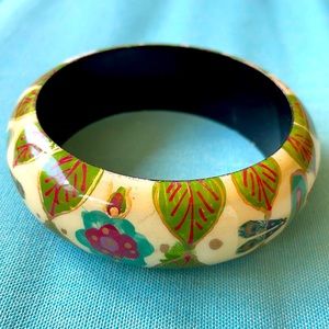 Vintage, colorful Bangle bracelet.